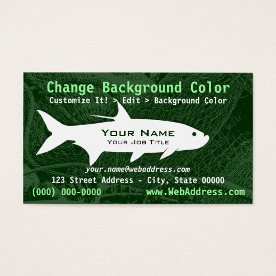 Tarpon Fish Business Card
