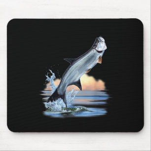 Tarpon Fish Fresh Water Wildlife Hunting Fishing A Mouse Mat