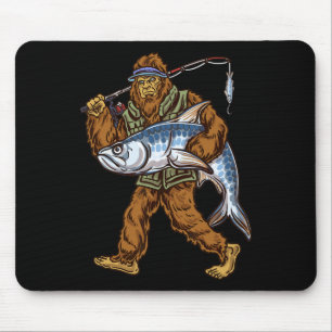 Tarpon Fishing Bigfoot Fishermen Mouse Mat