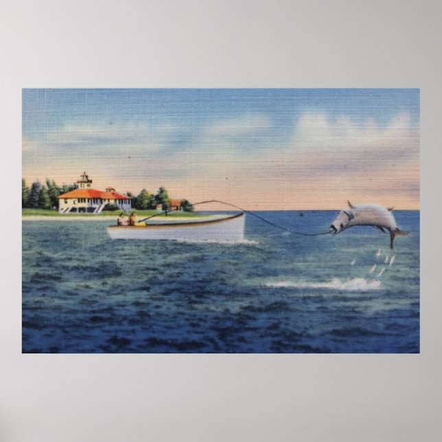 Tarpon Fishing Poster (Front)