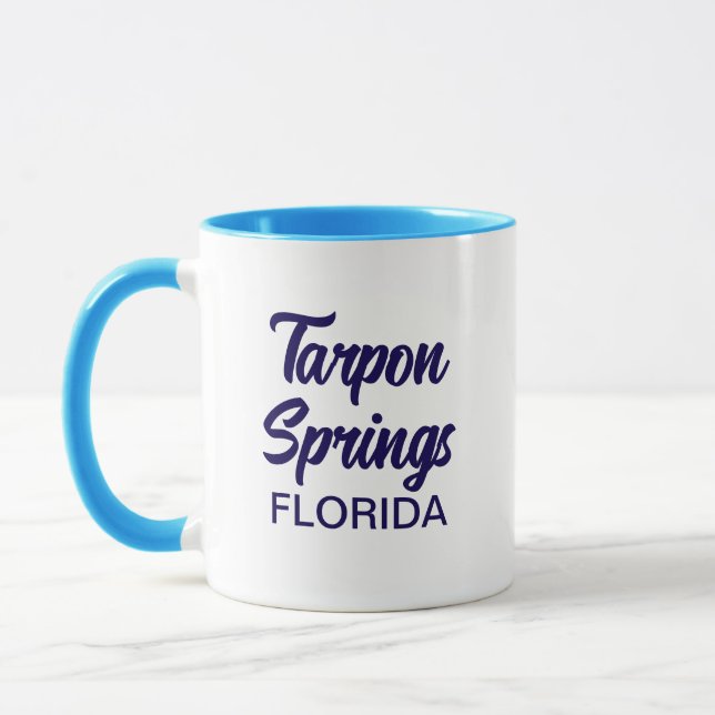 Tarpon Springs Florida Coffee Mug (Left)