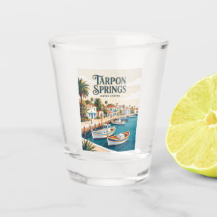 Tarpon Springs Florida Shot Glass