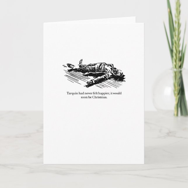 Tarquin and Christmas Holiday Card (Front)