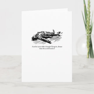 Tarquin and the Birthday Celebration Card