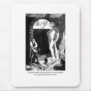 Tarquin and the Garden Gnome Mouse Mat