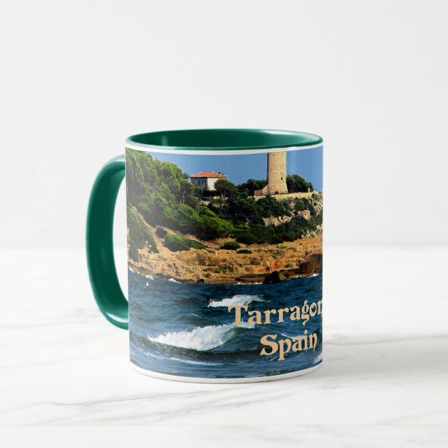 Tarragona, Spain scenic Mug (Front Left)