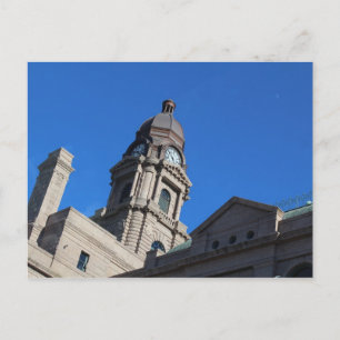 Tarrant County Courthouse in Fort Worth Texas Postcard
