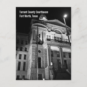 Tarrant County Courthouse (Night) Postcard