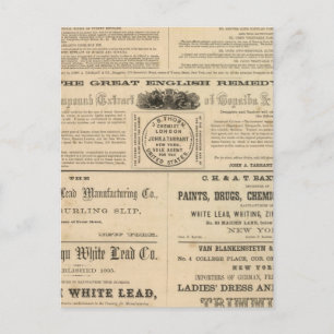 Tarrant's Preparations Postcard