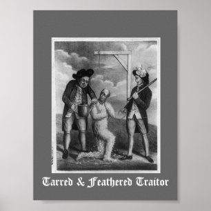 Tarred & Feathered Traitor Poster