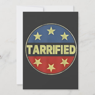 Tarrfied Anit Trump Patriotic American Invitation