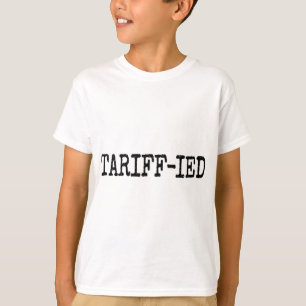 Tarrif-ied Trump Anti Tariff Terrified 2 T-Shirt