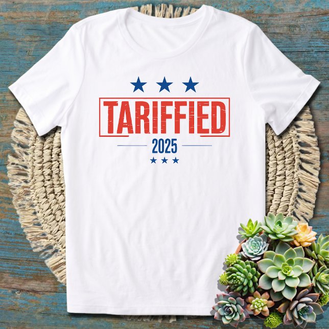 Tarrified Political Humour Graphic - Funny Satire T-Shirt (Creator Uploaded)