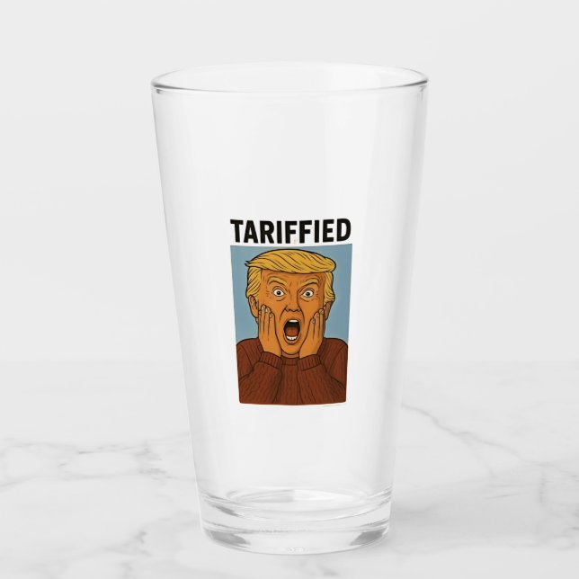 Tarrified Resist I Stand With Penguins  Glass (Front)