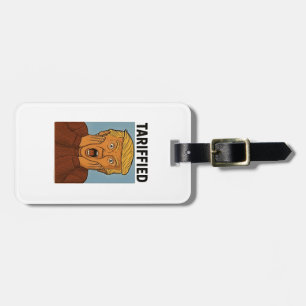Tarrified Resist I Stand With Penguins Luggage Tag