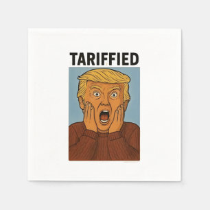 Tarrified Resist I Stand With Penguins  Napkin