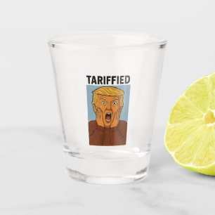 Tarrified Resist I Stand With Penguins  Shot Glass