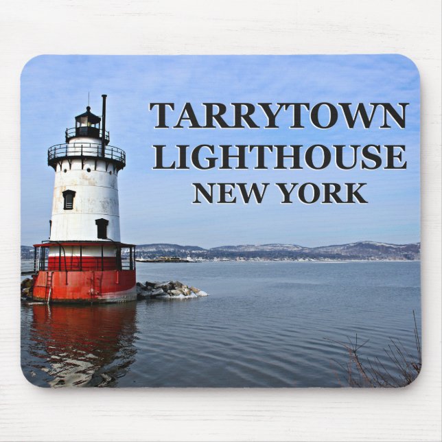 Tarrytown Lighthouse, New York Mousepad (Front)
