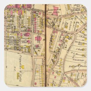 Tarrytown, New York 4 Square Sticker