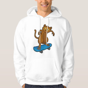 Tarsier as Skater with Skateboard Hoodie