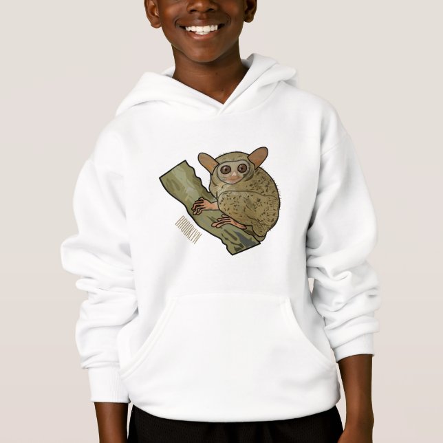 Tarsier cartoon illustration (Front)