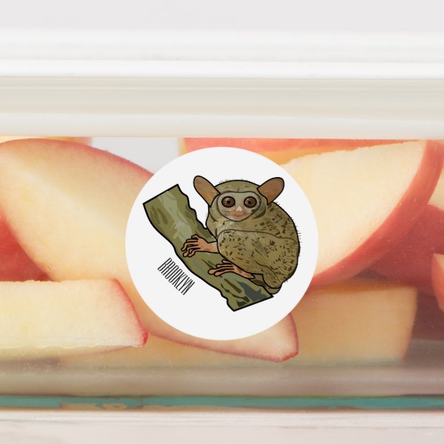 Tarsier cartoon illustration  (Affixed)