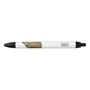 Tarsier cartoon illustration black ink pen