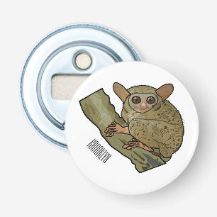 Tarsier cartoon illustration bottle opener