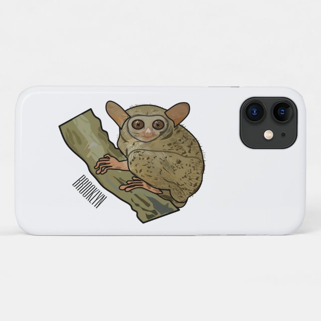 Tarsier cartoon illustration  Case-Mate iPhone case (Back (Horizontal))