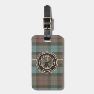 Tartan 2016 tour logo luggage tag