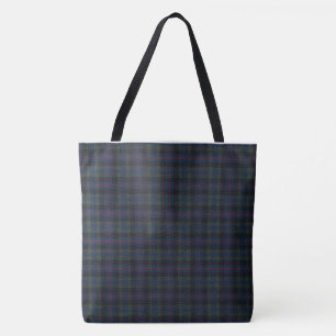 Tartan All-Over-Print Tote Bag, Large Bag