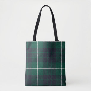Tartan All-Over-Print Tote Bag, Medium