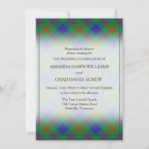 Tartan Beauty Clan Agnew Scottish Plaid
