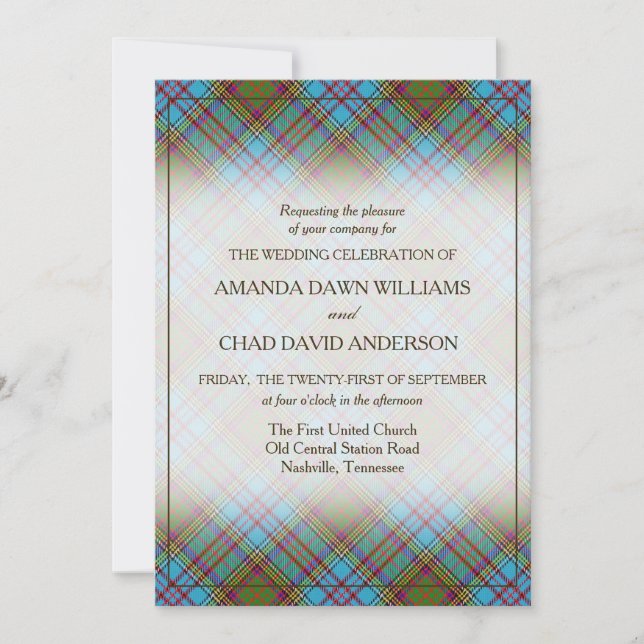 Tartan Beauty Clan Anderson Scottish Plaid (Front)