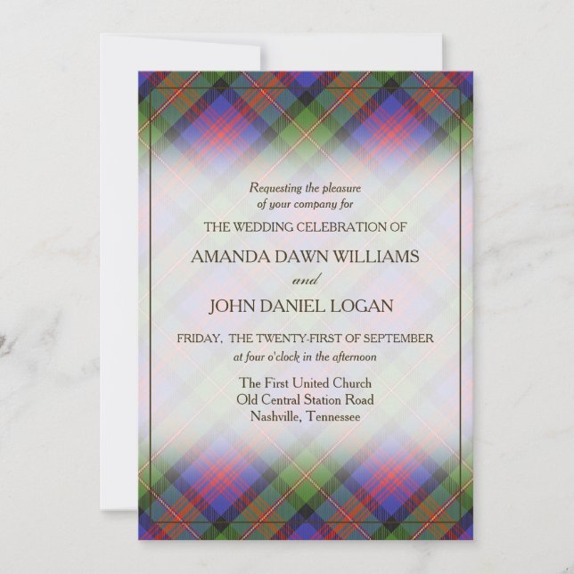 Tartan Beauty Clan Logan Scottish Plaid (Front)