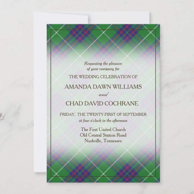 Tartan Beauty Clan MacIntyre Scottish Plaid (Front)