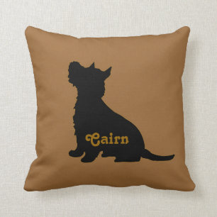 Tartan Cairn Terrier Pillow