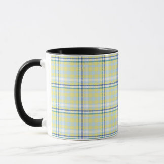 tartan check mug