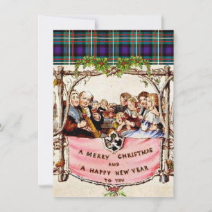Tartan Christmas Card or Invitation