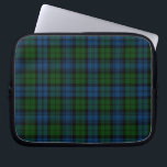 Tartan Clan Campbell Military Plaid Green Blue Laptop Sleeve<br><div class="desc">Tartan print Clan Campbell Military black green blue chequered design laptop sleeve for anyone who loves classic and elegant cover that's great to give your laptop somewhere comfy to lay down and reduce scratches Celebrate all things Scottish tradition with this cool Clan Campbell Military tartan print laptop sleeve TIP: Great...</div>