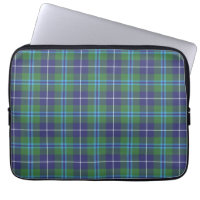 Tartan Clan Douglas Plaid Green Violet Check 