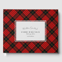 Tartan Clan MacQueen Black Red Wedding