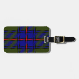 Tartan Clan Shaw Luggage Tag