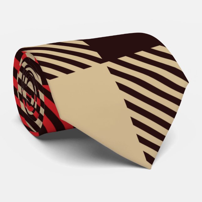 Tartan Colourful Tie (Rolled)