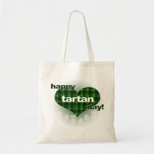Tartan Day "Heart and Thistles" Tote Bag