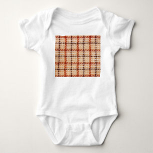 Tartan Design: Classic Textile Texture. Baby Bodysuit