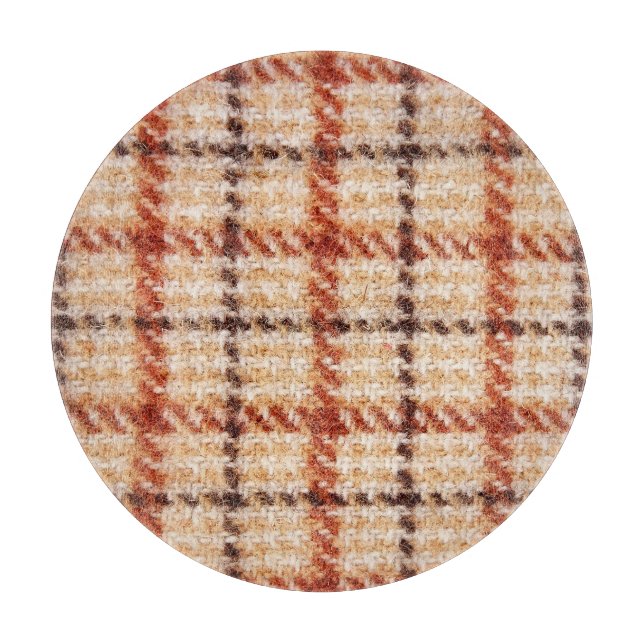 Tartan Design: Classic Textile Texture. Cutting Board (Front)