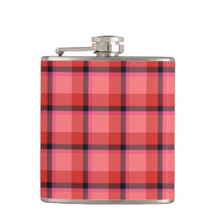 Tartan Design Hip Flask