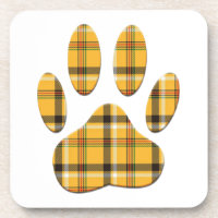 Tartan Dog Paw Print