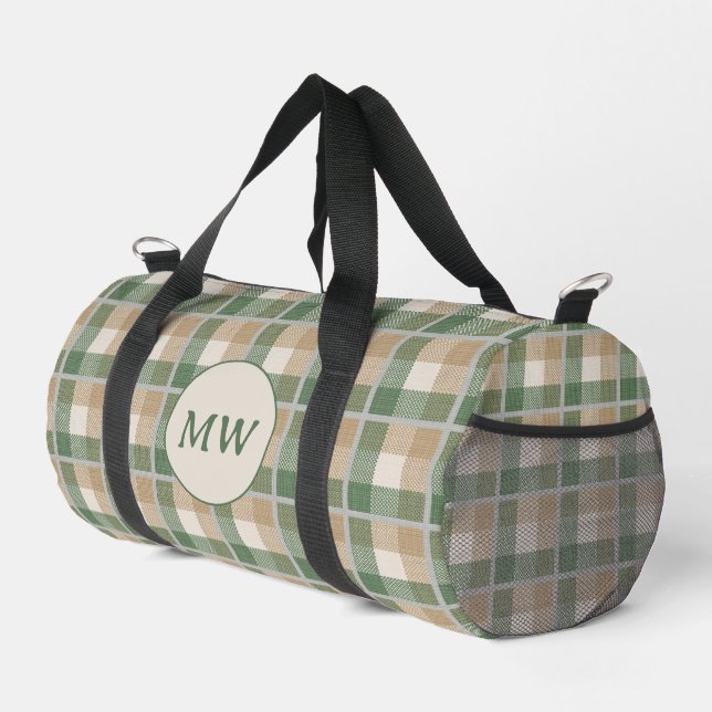 Tartan Duffle Bag (Right Corner)